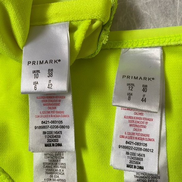 Neon Two Piece Bikini - Picture 3 of 3